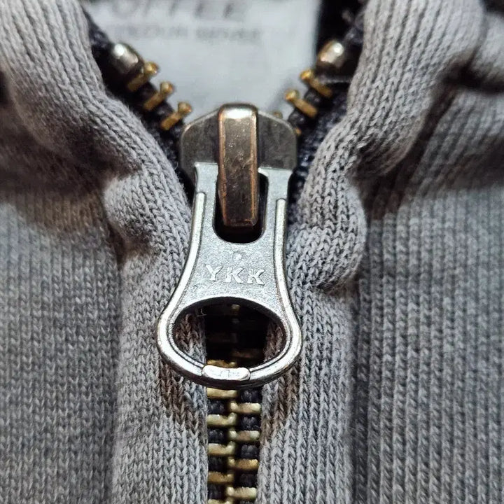 [BUNJANG] TOFFEE Charcoal Pigment Hooded Zip-Up Jacket (M) / [TOFFEE] 남성 토피 차콜 피그먼트 후드집업 M