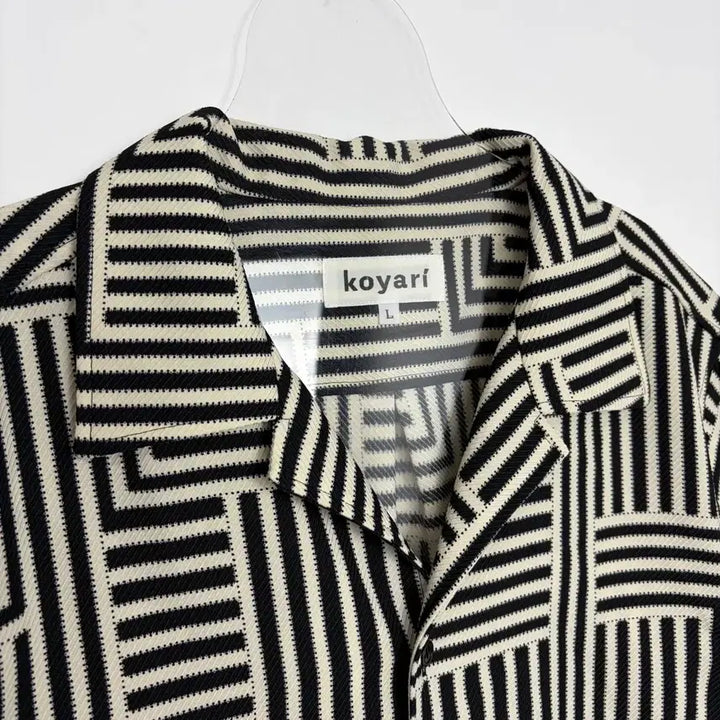 [BUNJANG] Koyari Pocket Pattern Short Sleeve Shirt / koyari 코야리 포켓 패턴 반팔 셔츠