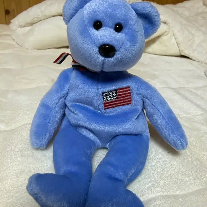 [BUNJANG] TY Bear American Flag Plush Toy / Ty 베어 성조기 인형 곰돌이 인형