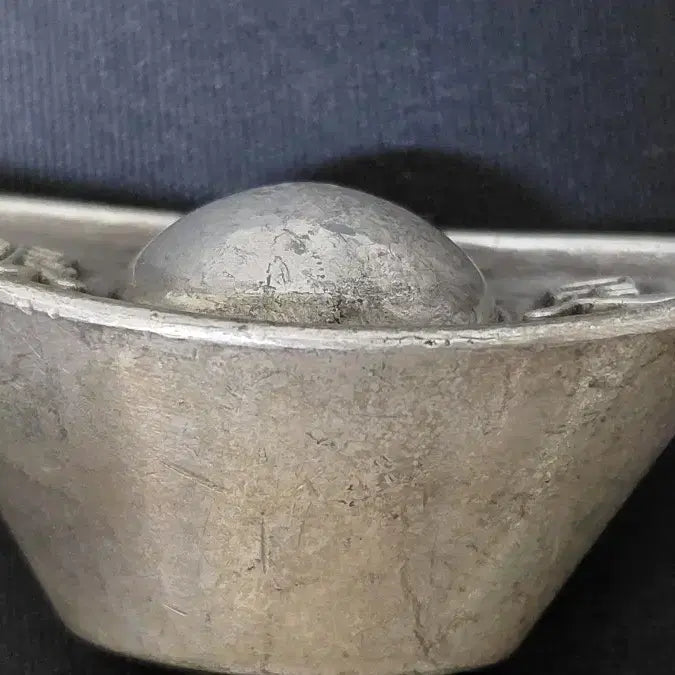 [BUNJANG] Antique Silver Ingot Pair / 골동 은원보 한쌍 정리처분