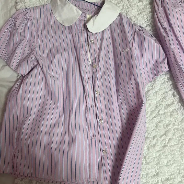 [BUNJANG] Fleta Stripe Pink Setup / 플레따 스트라이프 핑크 셋업