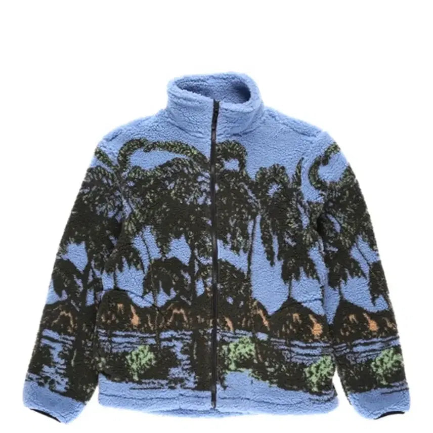 [BUNJANG] Stussy Hawaiian Jacquard Fleece M Size / 스투시 하와이안 자카드 후리스 M사이즈