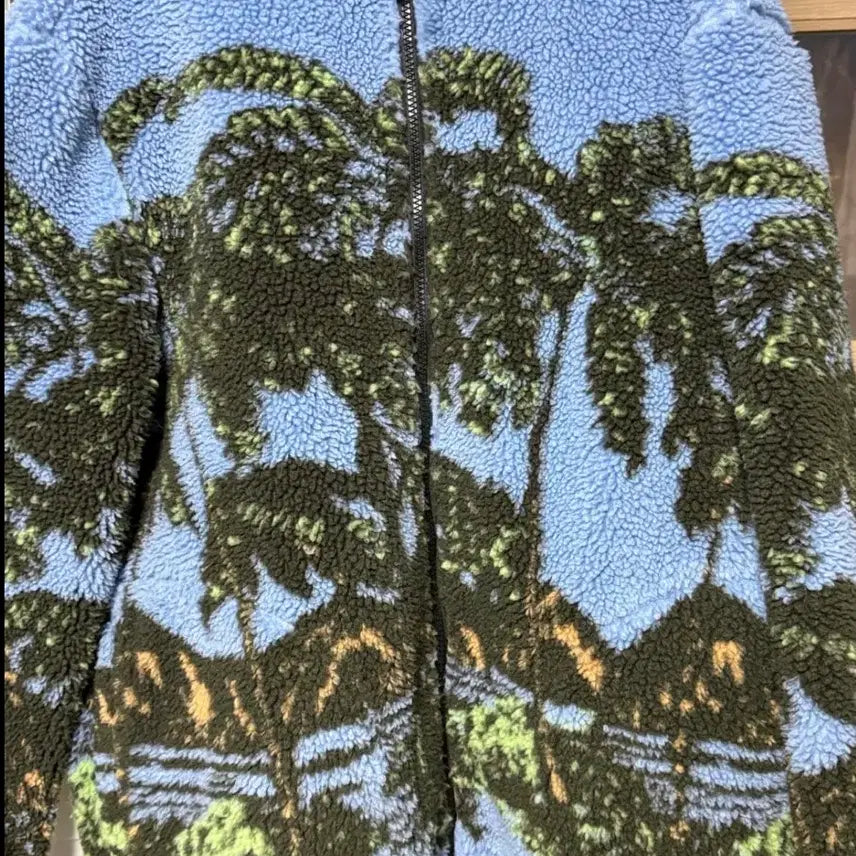 [BUNJANG] Stussy Hawaiian Jacquard Fleece M Size / 스투시 하와이안 자카드 후리스 M사이즈
