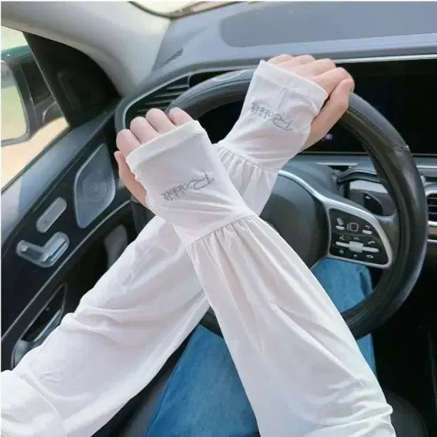 [BUNJANG] Arm Sleeves - Sun Protection, Cooling, for Driving, Hiking, Golf / 새상품)손등 보호 팔토시 여성 운전 등산 골프 쿨토시