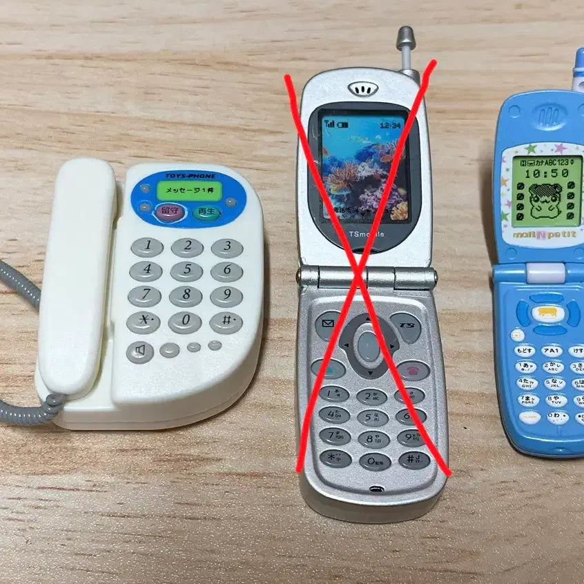 [BUNJANG] Telephone Gachapon Keychain / 전화기 가챠(키링)