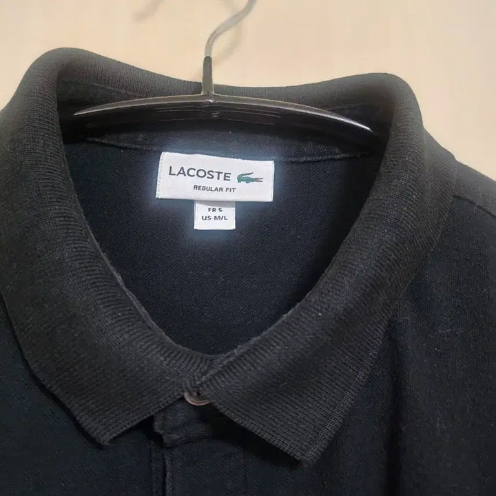 [BUNJANG] Lacoste Black Short Sleeve Polo T-shirt / 라코스테 블랙 반팔 폴로티셔츠