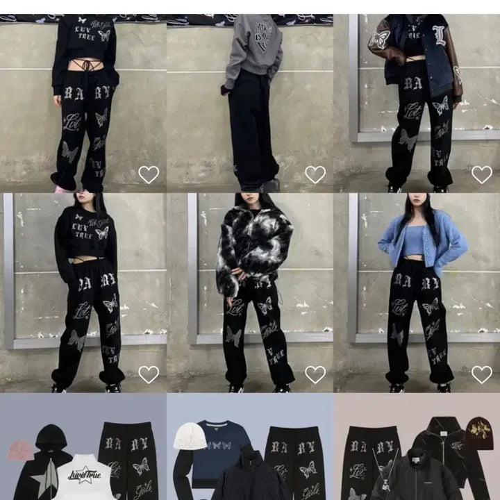 [BUNJANG] Love is True OW Glitter Jogger Pants Beige / 러브이즈트루 OW글리터 조거팬츠 베이지