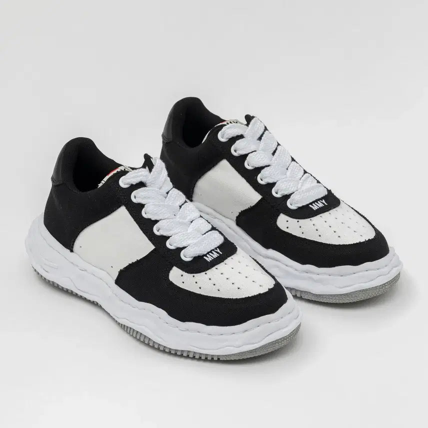 [BUNJANG] Mihara Yasuhiro Wayne Black White Sneakers (Size 43) / [USED][43] 미하라 야스히로 웨인 블랙 화이트