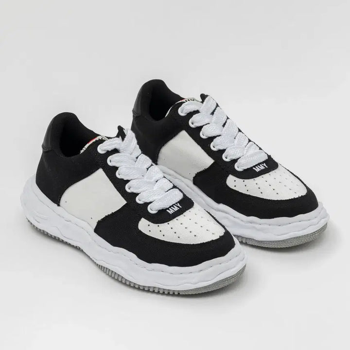 [BUNJANG] Mihara Yasuhiro Wayne Black White Sneakers (Size 43) / [USED][43] 미하라 야스히로 웨인 블랙 화이트