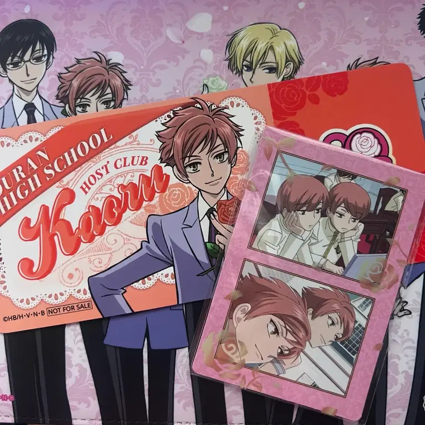[BUNJANG] Ouran High School Host Club 20th Anniversary Popup Event Special Ticket + Card Set - Kaoru Hitachiin / (일괄) 오란고교 20주년 팝업 특전 티켓+카드 <히타치인 카오루>