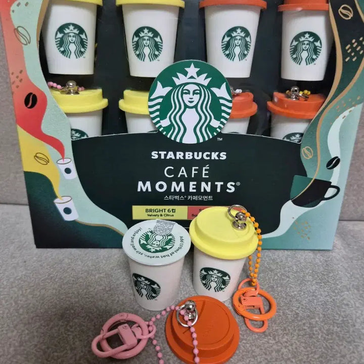 [BUNJANG] Starbucks Mini Cup Keychain with Cup Carrier / 스타벅스미니컵 키링+컵 케리어