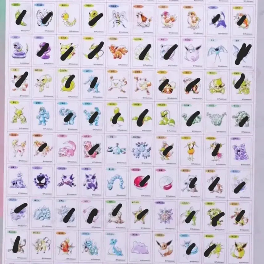 [BUNJANG] Pokemon 30th Anniversary Stickers / 포켓몬30주년 띠부씰 교환합니다