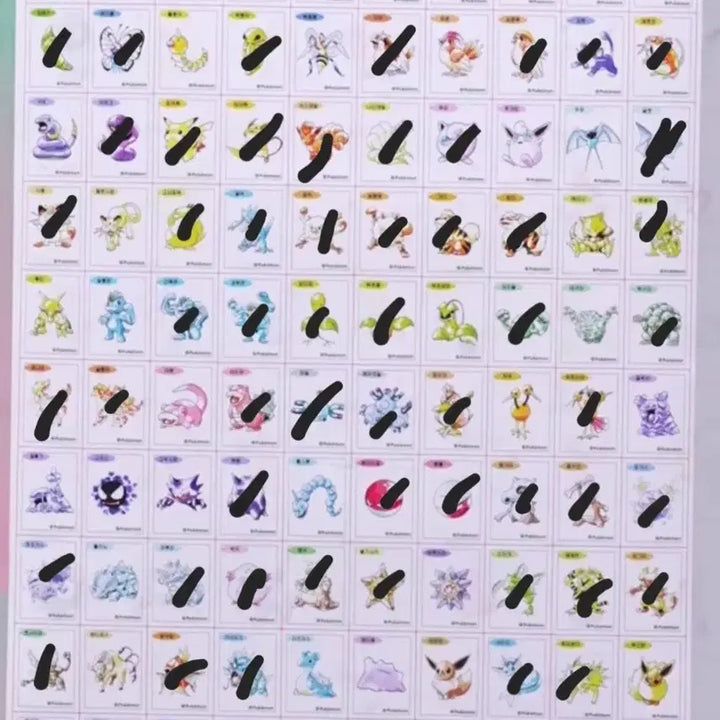 [BUNJANG] Pokemon 30th Anniversary Stickers / 포켓몬30주년 띠부씰 교환합니다