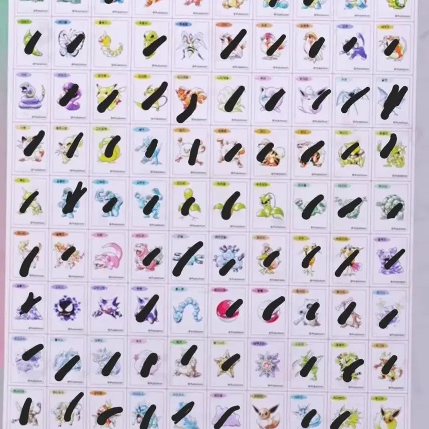 [BUNJANG] Pokemon 30th Anniversary Stickers / 포켓몬30주년 띠부씰 교환합니다