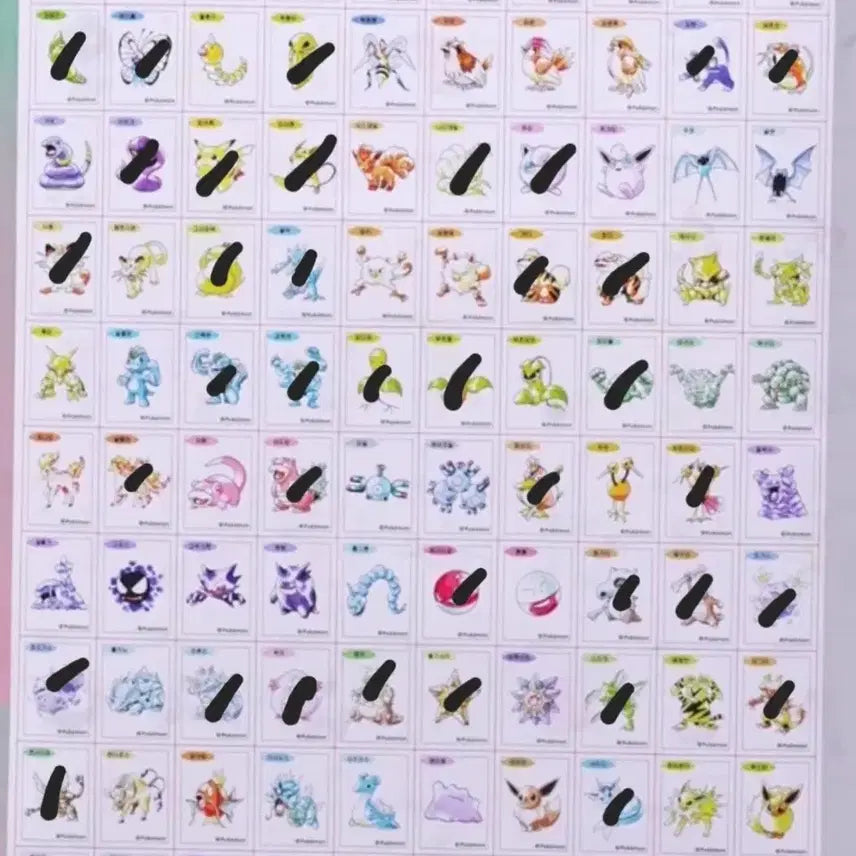 [BUNJANG] Pokemon 30th Anniversary Stickers / 포켓몬30주년 띠부씰 교환합니다
