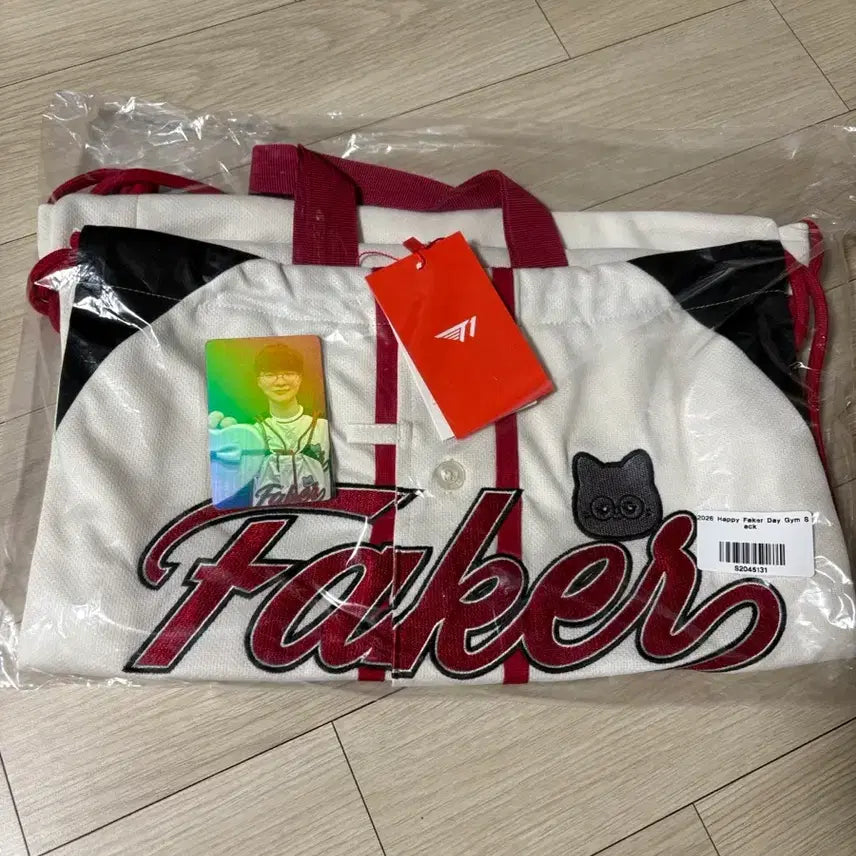 [BUNJANG] T1 Faker Birthday Gym Sack Bag / T1 티원 페이커 생일 유니폼 짐색 gymsack 가방 포카
