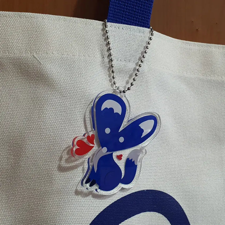[BUNJANG] Young Tak Keyring + Pin Button Eco Bag Set / 주문제작상품_영탁굿즈_영탁 키링+핀버튼 에코백 세트