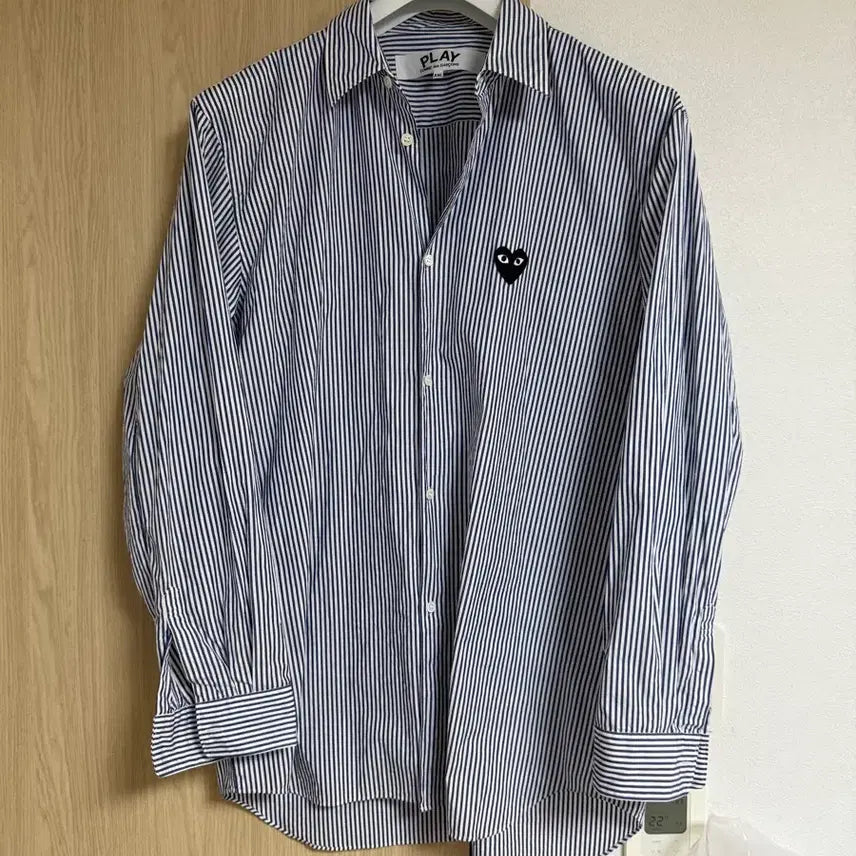 [BUNJANG] Comme des Garçons Striped Shirt Black Emblem Store Edition XXL / [XXL] 꼼데가르송 스트라이프 셔츠 블랙와펜 매장판