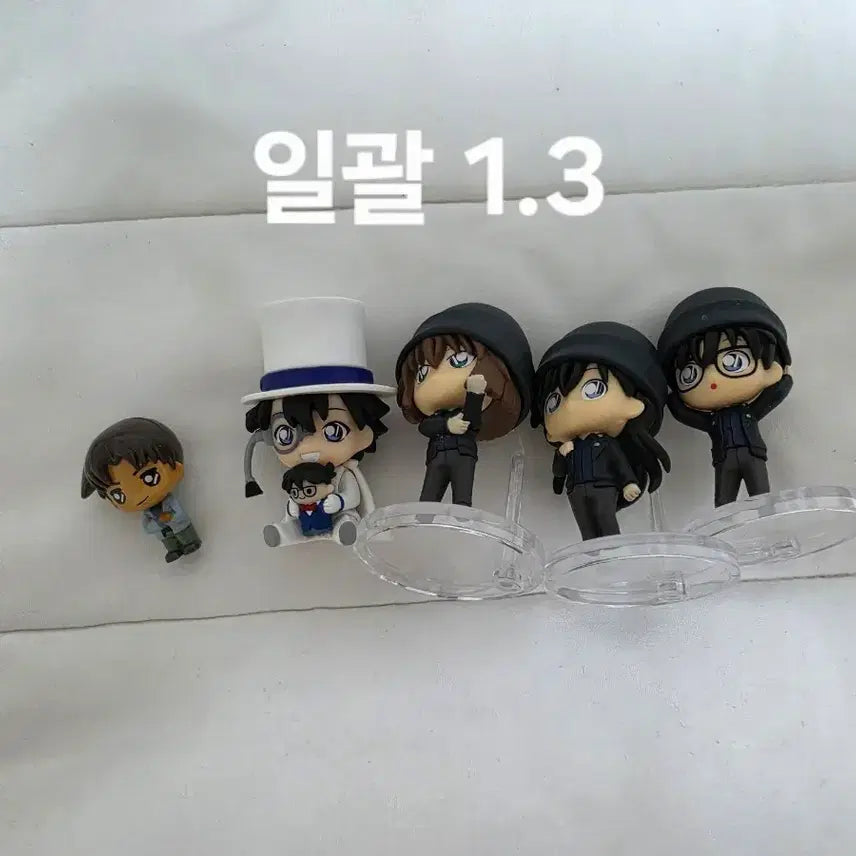 [BUNJANG] Detective Conan Mini Figure Set: Kaito Kid, Ran / 명탐정 코난 미니 피규어 괴도키드 란 양도 판매