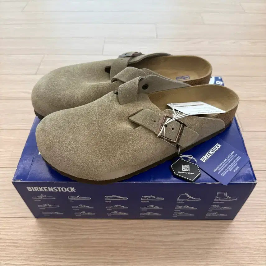 [BUNJANG] Birkenstock Boston Soft Footbed Taupe Regular / [42] 버켄스탁 보스턴 소프트 풋베드 타우페 새상품 (레귤러)