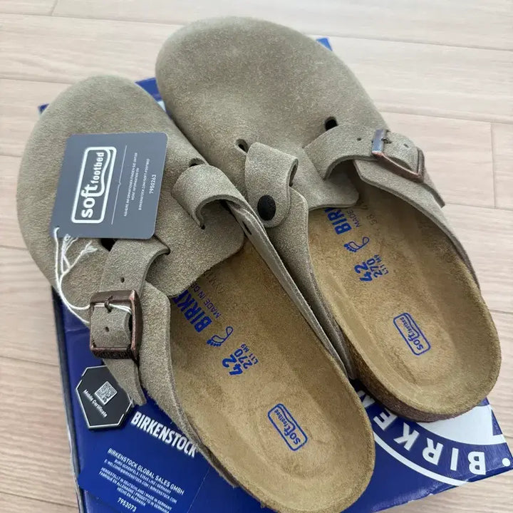 [BUNJANG] Birkenstock Boston Soft Footbed Taupe Regular / [42] 버켄스탁 보스턴 소프트 풋베드 타우페 새상품 (레귤러)