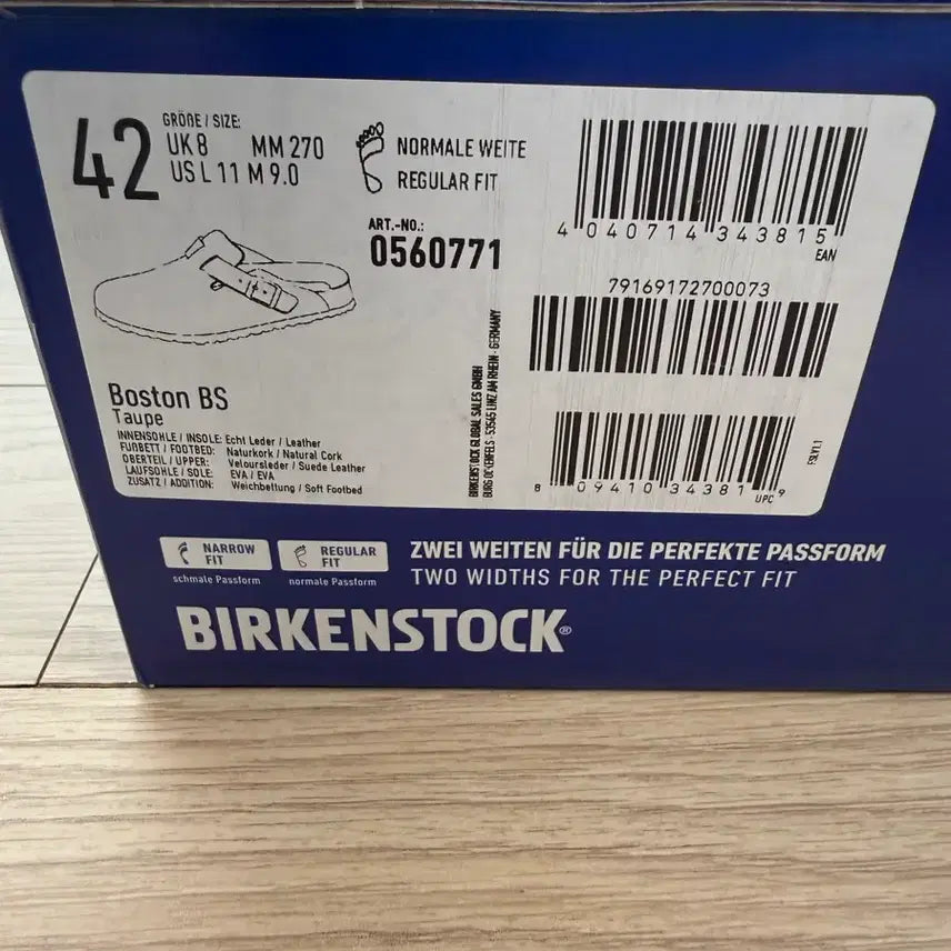 [BUNJANG] Birkenstock Boston Soft Footbed Taupe Regular / [42] 버켄스탁 보스턴 소프트 풋베드 타우페 새상품 (레귤러)