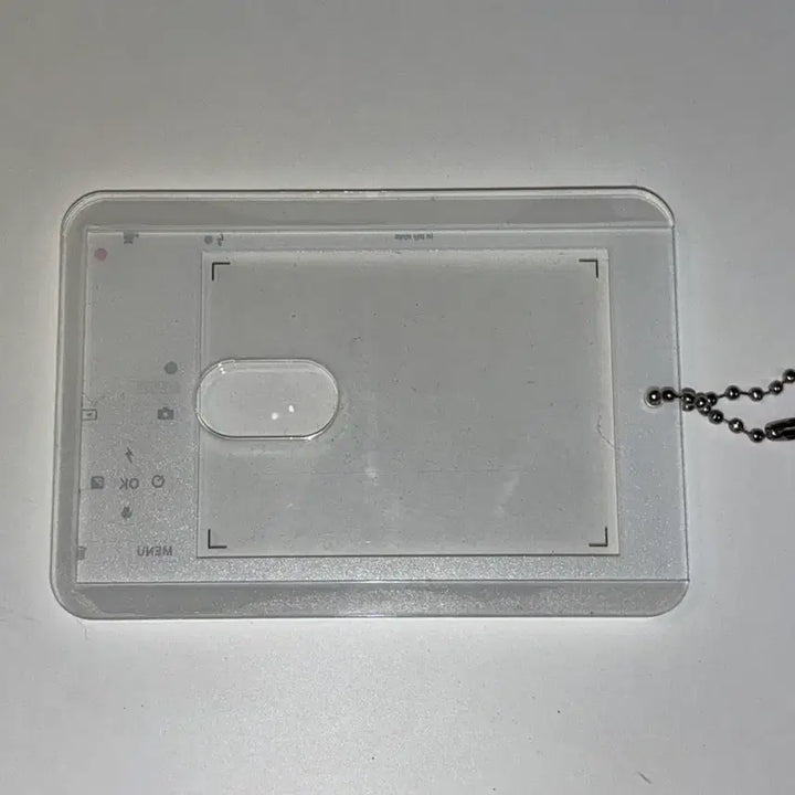 [BUNJANG] Dot On Digital Camera Acrylic Photocard Holder White / 도트온님 디지털 카메라 아크릴 포카홀더 화이트