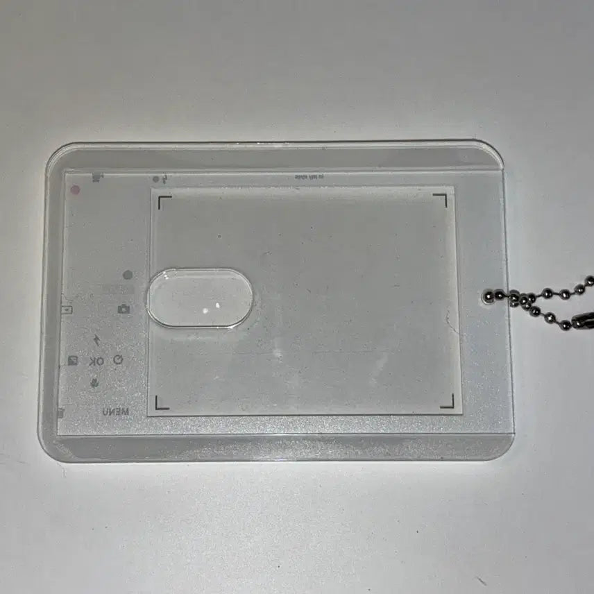 [BUNJANG] Dot On Digital Camera Acrylic Photocard Holder White / 도트온님 디지털 카메라 아크릴 포카홀더 화이트
