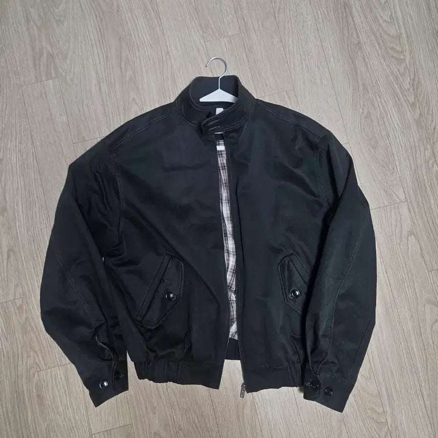 [BUNJANG] Goodlife Works Cotton Harrington Jacket Charcoal S / 굿라이프웍스 코튼 해링턴 자켓 차콜 s