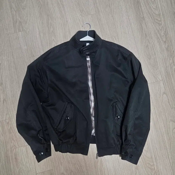 [BUNJANG] Goodlife Works Cotton Harrington Jacket Charcoal S / 굿라이프웍스 코튼 해링턴 자켓 차콜 s