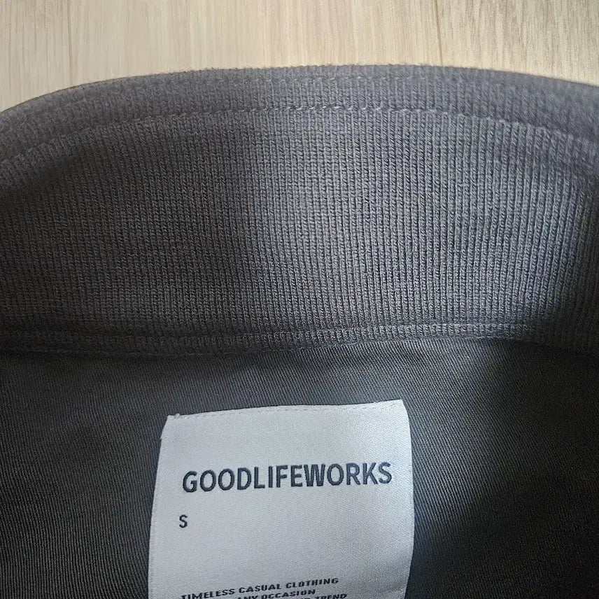 [BUNJANG] Goodlife Works Cotton Harrington Jacket Charcoal S / 굿라이프웍스 코튼 해링턴 자켓 차콜 s