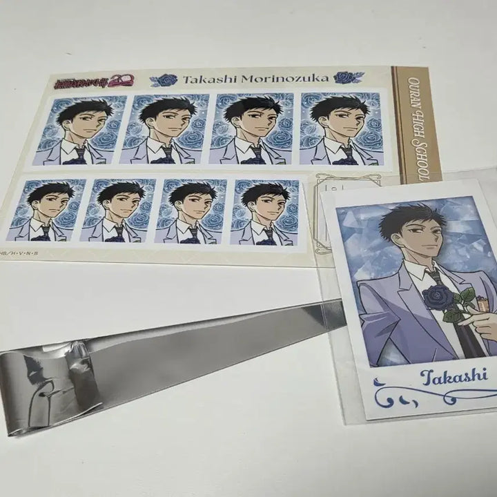 [BUNJANG] Ouran High School Host Club Mori 20th Anniversary Proof Photo &amp; Photocard / 오란고교 모리 20주년 증명사진 &amp; 포토카드