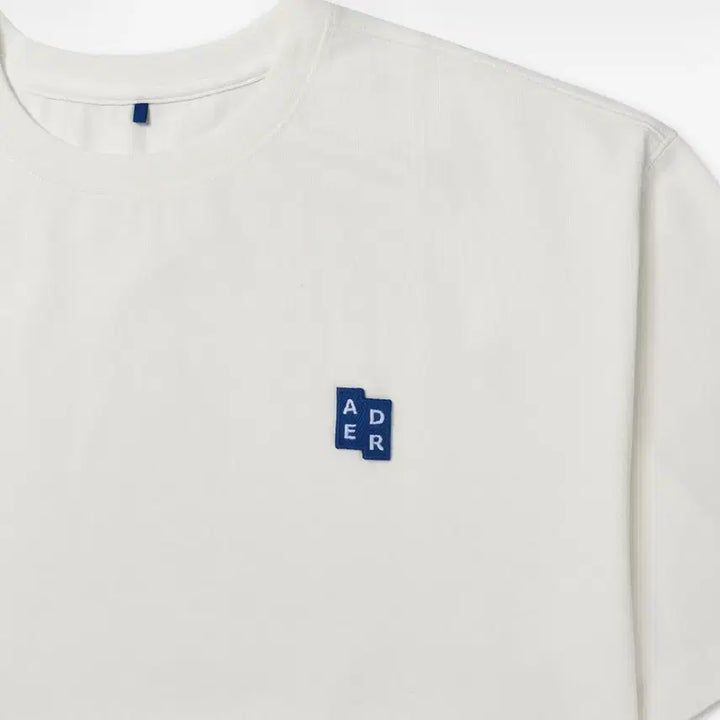 [BUNJANG] Ader Error Significant TRS/BL Tag T-Shirt Off White / 아더에러 시그니피컨트 TRS/BL 태그 티셔츠 01 오프 화이트