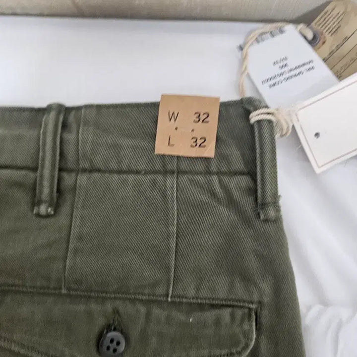 [BUNJANG] RRL Officer Chino Olive Pants 32/32 / 택포함 새상품 rrl 더블알엘 오피서치노 올리브 32/32