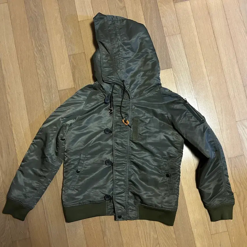 [BUNJANG] Studious Cropped High-Neck MA-1 Jacket / studious 크롭 하이넥 ma-1자켓