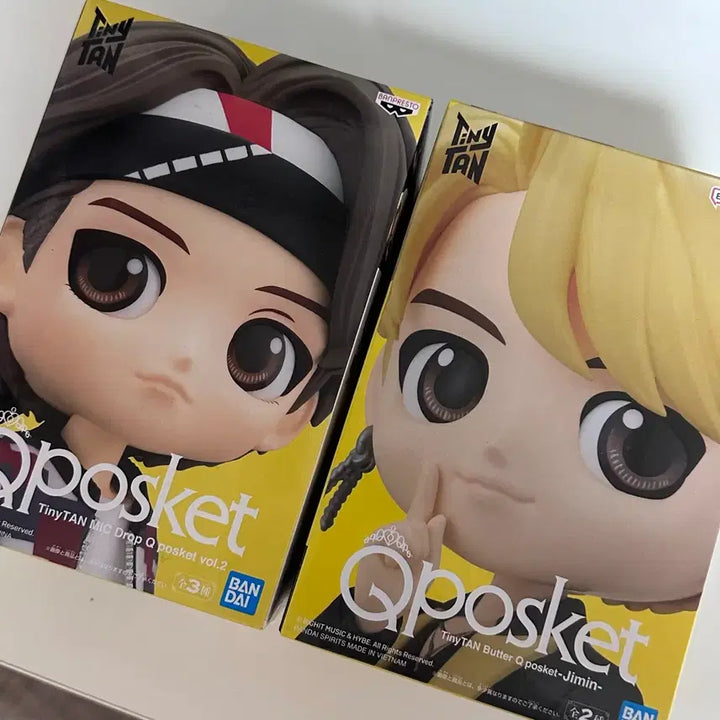 [BUNJANG] BTS TinyTAN Qposket V, Jimin Figure / BTS 방탄 타이니탄 피규어 TinyTAN Qposket 뷔, 지민