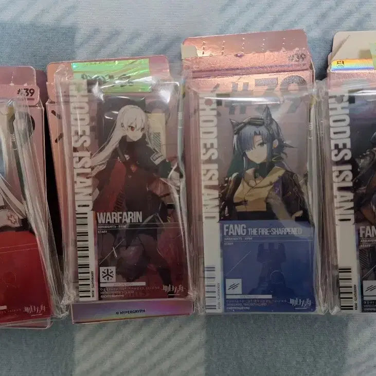 [BUNJANG] Arknights: Operation Wildfire - Character Figure Set (Peng &amp; Warfarin) / 명방 명일방주 통행증 39탄 이격 팽 1정+2정, 와파린 1정+2정 일괄