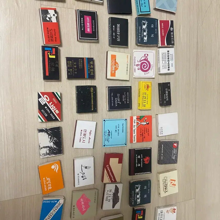 [BUNJANG] 1970s Vintage Matchbox Collection Bundle / 70년대 빈티지 성냥갑 컬렉션 일괄 판매