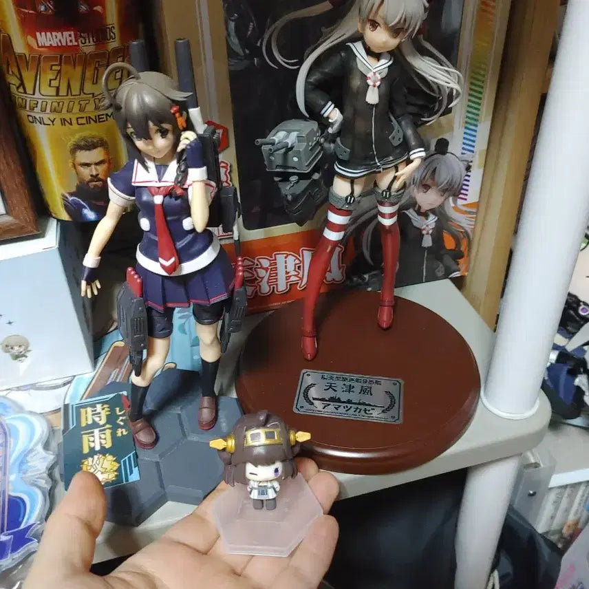 [BUNJANG] Kancolle Amatsukaze 1/7 Scale Figure &amp; Goods Bundle Set / 함대콜렉션 칸코레 아마카제 스케일 1/7 외 굿즈 포함 일괄판매