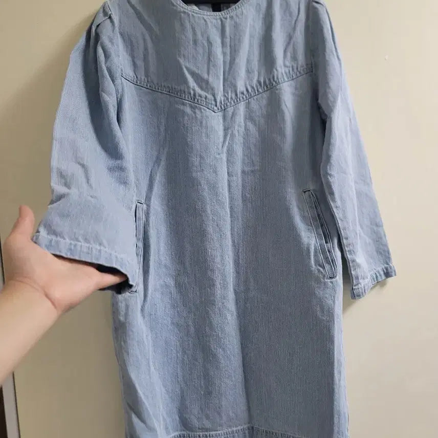 [BUNJANG] Studio White Mill &amp; Eye Denim Dress F / STUDIO WHITE 밀앤아이 데님 원피스 F
