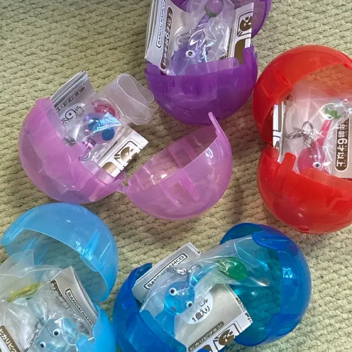 [BUNJANG] Pikmin Mezushi Gacha Set / 피크민 메지루시 5개