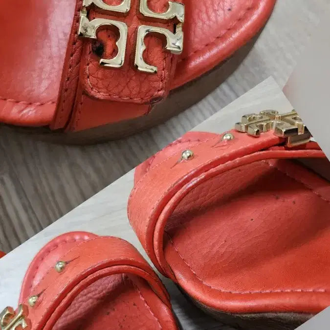 [BUNJANG] Tory Burch Elina Wedge Sandals Size 7M (US Women&