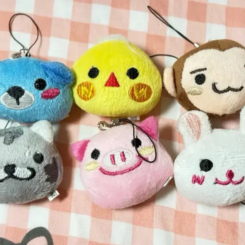 [BUNJANG] Classic Annipang Doll Keychain Set / 한국 고전 애니팡 인형 키링 세트
