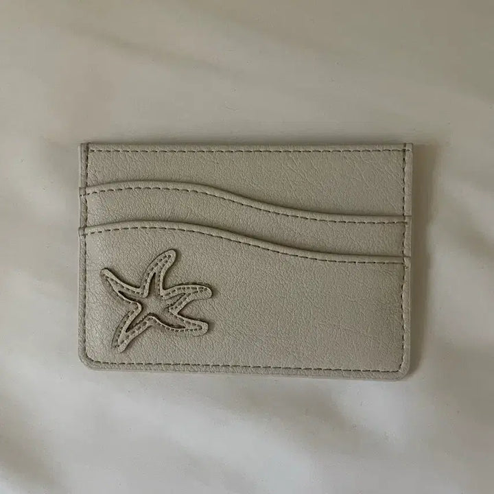 [BUNJANG] The Coldest Moment Starfish Stitch Card Wallet Ivory / 더콜디스트모먼트 카드지갑