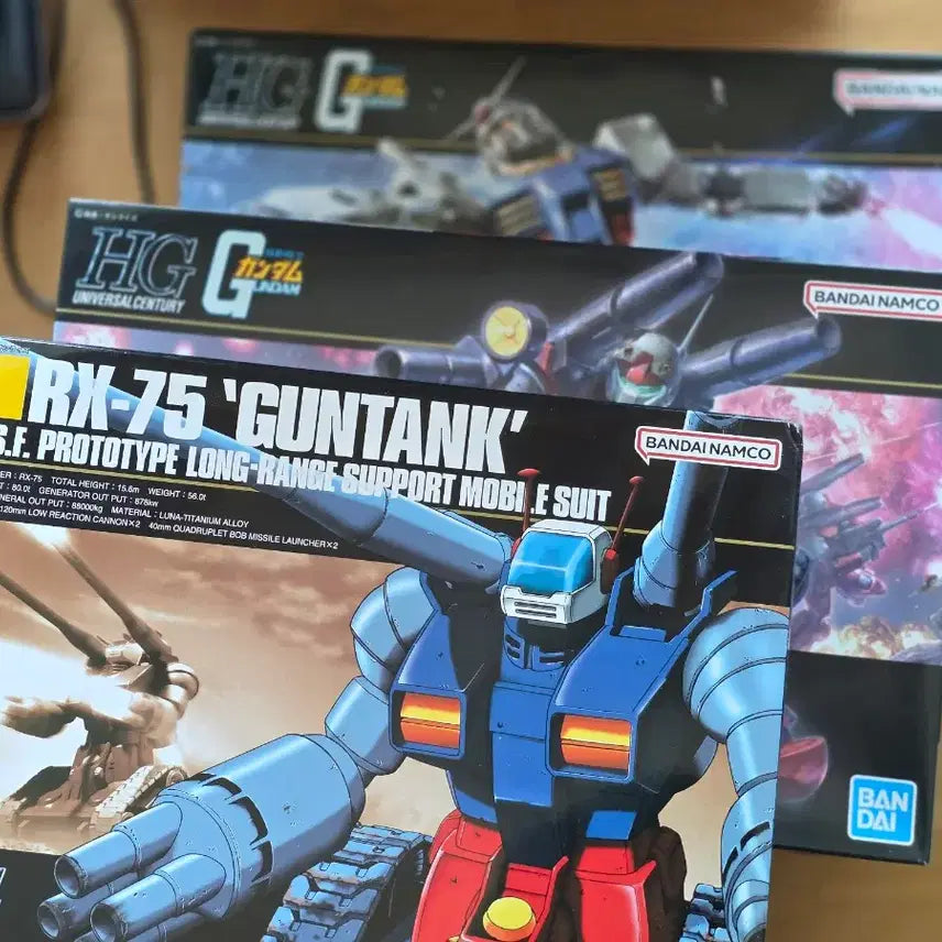 [BUNJANG] Bandai HG Guncannon Guntank Bundle Set Unsealed / HG 건담 건캐논 건탱크 미개봉 묶음