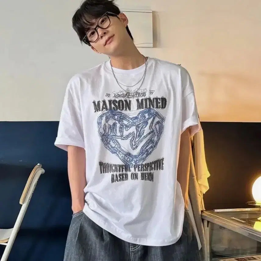 [BUNJANG] Maison Minied Short-Sleeve T-Shirt / 메종미네드 반팔티