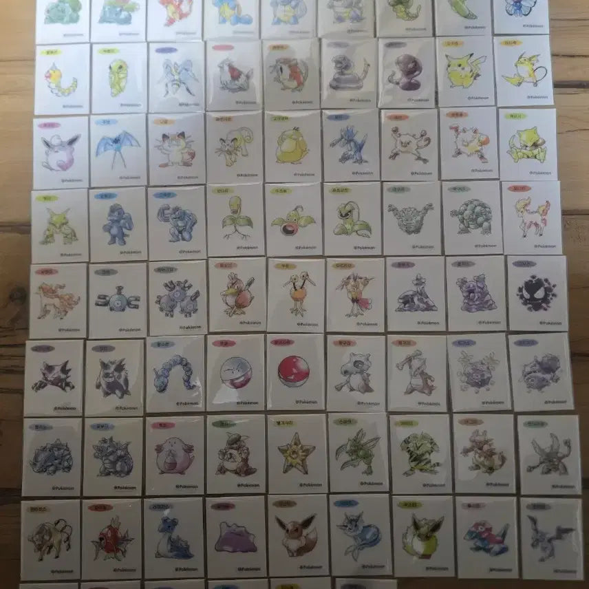 [SOLD OUT] 포켓몬띠부씰 30주년 기념씰 80종