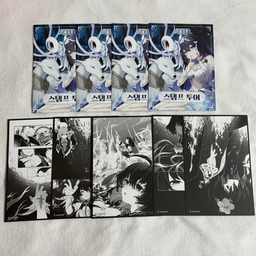 [BUNJANG] Honkai Impact 3rd Seele Vollerei Pop-up Store Exclusive Postcard Full Set / 붕괴3rd 제레 발레리 팝업스토어 특전 엽서 풀세트