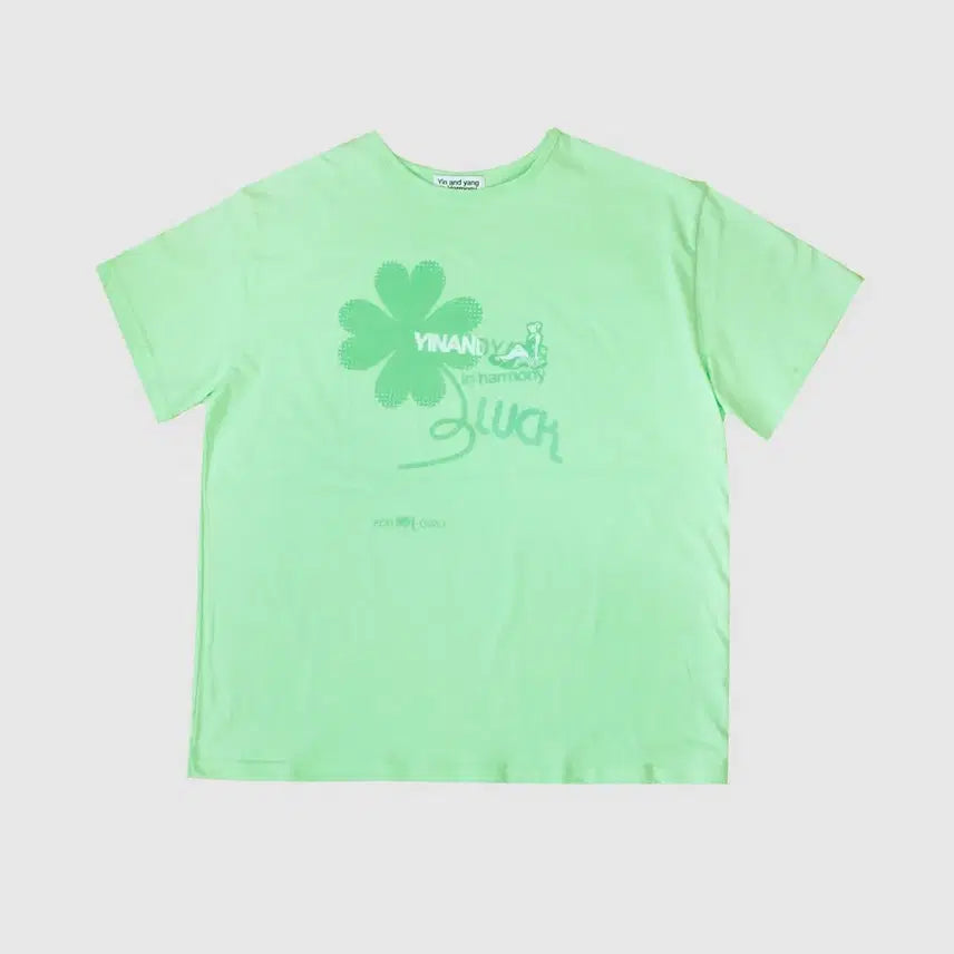 [BUNJANG] In N Yang Harmony YIH T-Shirt Light Green / 구함) 인앤양인하모니 YIH 티셔츠 라이트그린