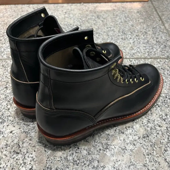 [BUNJANG] Corilla Boots 1019R Combination Boots - Custom Red Wing Lineman Smoke Jumper / 코릴라부츠 1019r 콤비네이션 부츠 커스텀 레드윙 라인맨 스모크점퍼